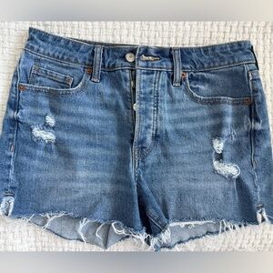 Old Navy OG straight high-rise Blue Denim Shorts